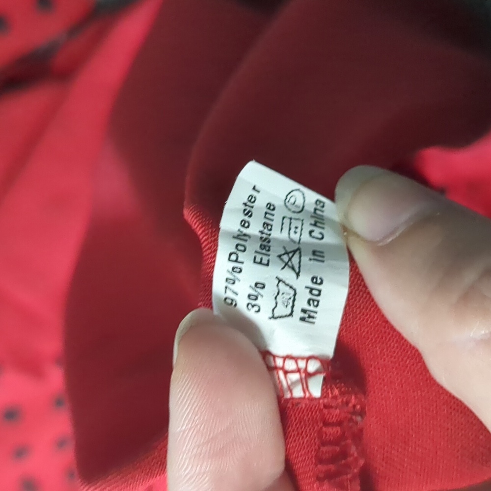 Lindy Bop Red and Black Polka Dot Midi Dress - Picture 11 of 11